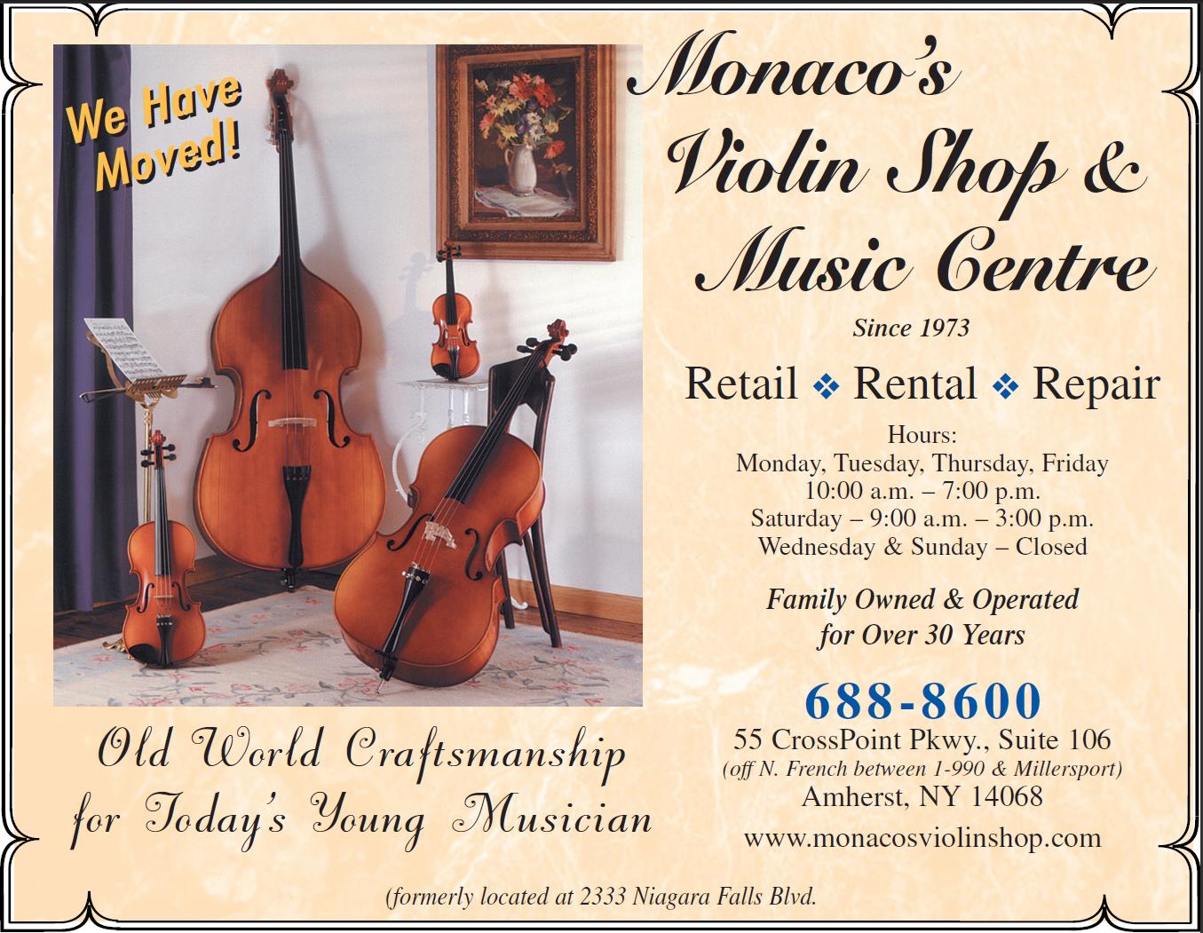 Monaco's has moved to a new location!